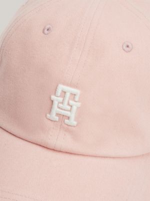 pink soft utility baseball cap for women tommy hilfiger