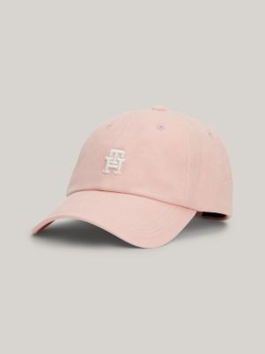 pink soft utility baseball cap for women tommy hilfiger