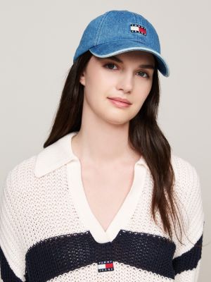 Heritage Faded Denim Baseball Cap Blue Tommy Hilfiger