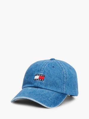 Heritage Faded Denim Baseball Cap Blue Tommy Hilfiger