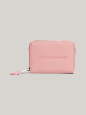 TH Monogram Medium Zip-Around Wallet | Pink | Tommy Hilfiger