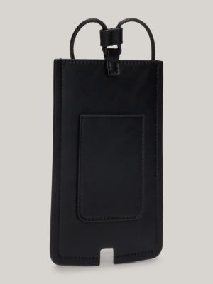 custodia per cellulare essential con logo black da donne tommy jeans