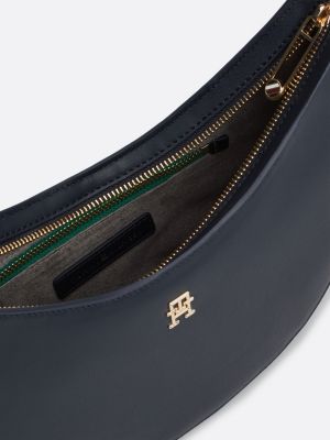 Hilfiger Monotype Shoulder Bag | Blue | Tommy Hilfiger