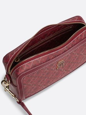 camera bag th monoplay rosso da donne tommy hilfiger