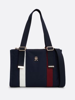 Essential Repeat Logo Tote Blue Tommy Hilfiger