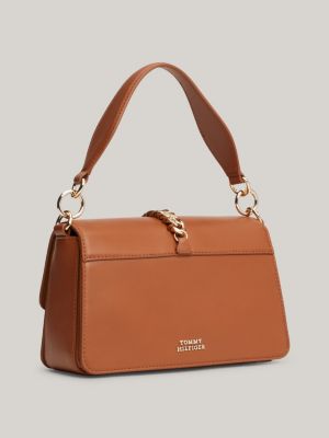 Brown tommy hilfiger bag on sale