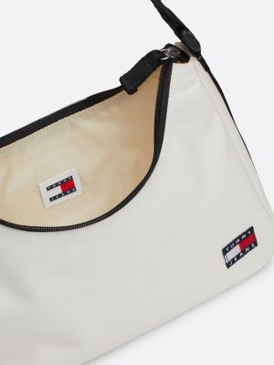 borsa essential con logo ripetuto bianco da donne tommy jeans