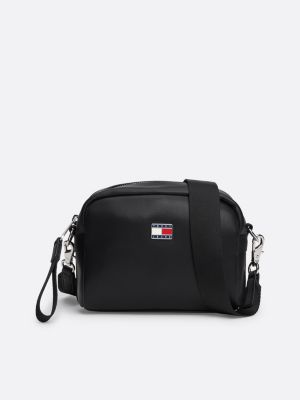 camera bag con tracolla black da donne tommy jeans