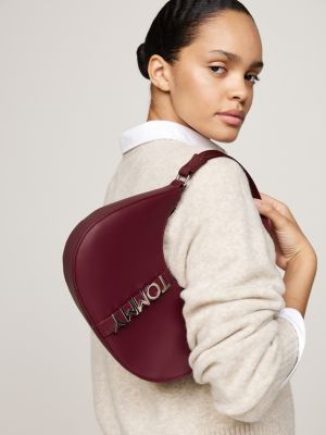 City Metal Logo Shoulder Bag Red Tommy Hilfiger