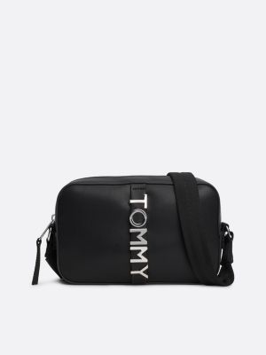 camera bag city con logo in metallo black da donne tommy jeans