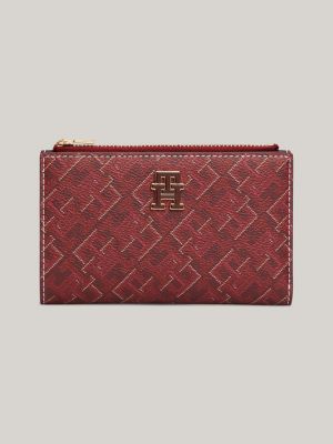 portafogli bifold th monoplay sottile red da donne tommy hilfiger