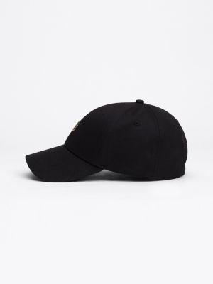 black th monogram plaque baseball cap for women tommy hilfiger