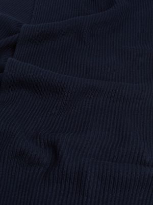 sciarpa essential con cashmere e bandierina blu da donne tommy hilfiger