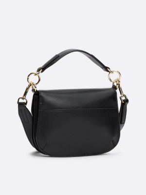 Chic Push Lock Crossover Bag Black Tommy Hilfiger