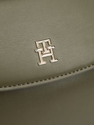 Chic Crossbody-Tasche mit Steckverschluss | Grün | Tommy Hilfiger 