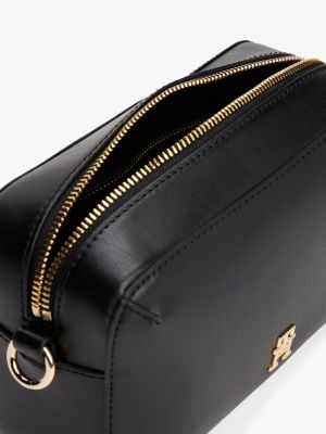 camera bag chic con tracolla nero da donne tommy hilfiger