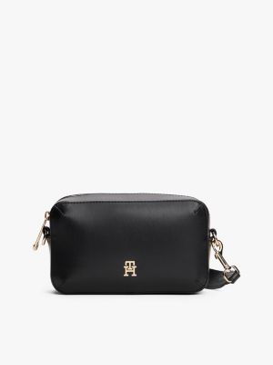 Tommy hilfiger camera bag black sale