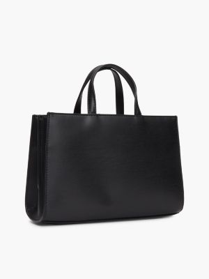 borsa tote piccola con tracolla nero da donne tommy hilfiger