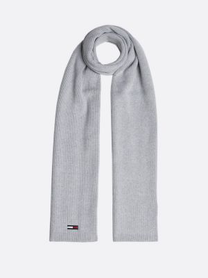 sciarpa con bandierina allungata grey da donne tommy jeans