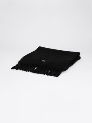 black city metallic logo scarf for women tommy jeans