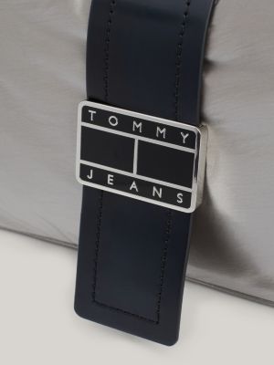 grijs metallic schoudertas voor dames - tommy jeans