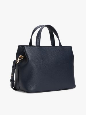 multi th monogram satchel for women tommy hilfiger
