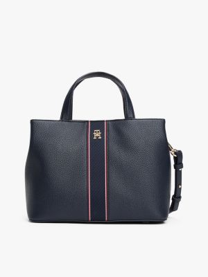 multi satchel mit th-monogramm für damen - tommy hilfiger