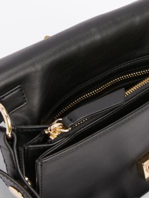 schwarz heritage schultertasche mit nieten für damen - tommy hilfiger