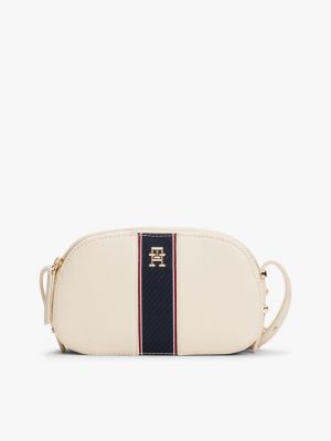 multi textured camera bag for women tommy hilfiger