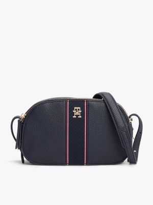 camera bag con finitura zigrinata multi da donne tommy hilfiger