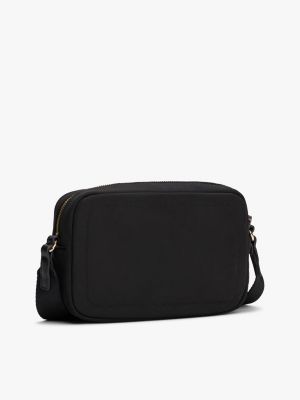 petit sac bandoulière à porte-cartes amovible noir pour femmes tommy hilfiger