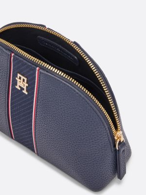 multi pebble grain dome washbag for women tommy hilfiger