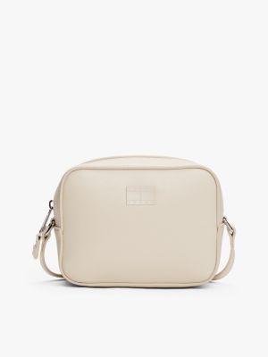 white essential kamera-tasche für damen - tommy jeans