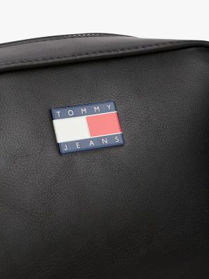 black essential camera bag for women tommy jeans