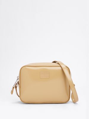 khaki essential boxy camera bag for women tommy jeans