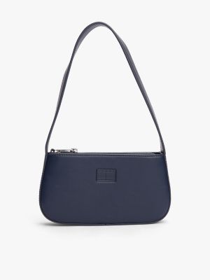 blau essential umhängetasche für damen - tommy jeans