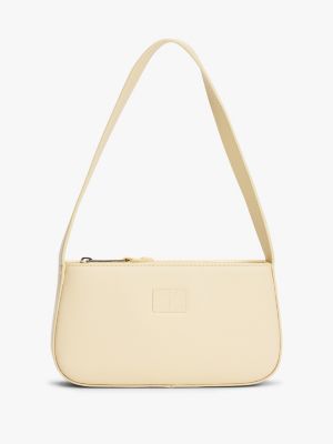 beige essential shoulder bag for women tommy jeans