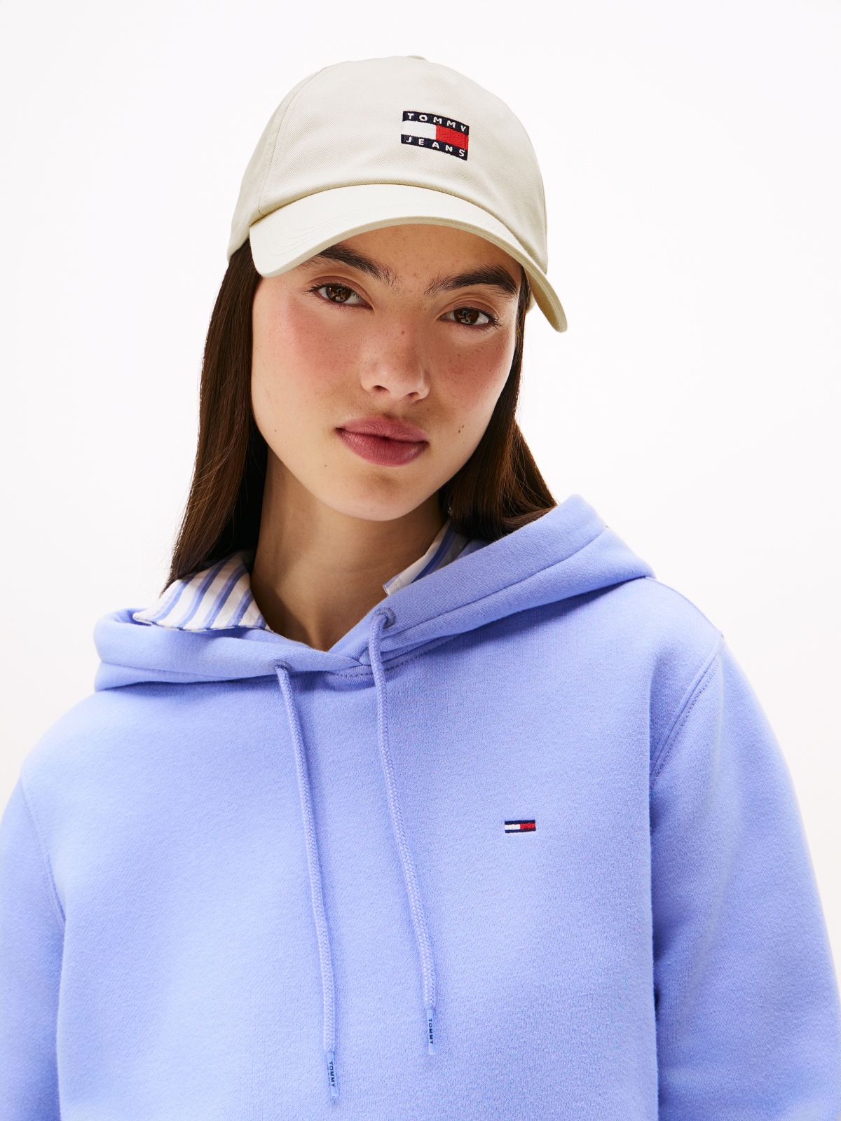 Heritage Logo Five-Panel Baseball Cap — Beige