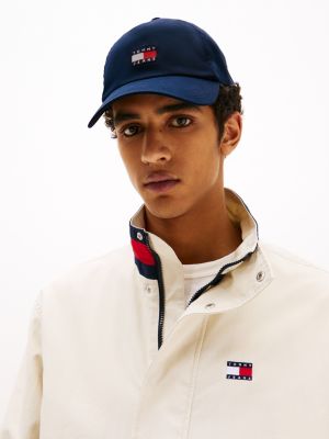 casquette heritage à écusson logo bleu pour femmes tommy jeans