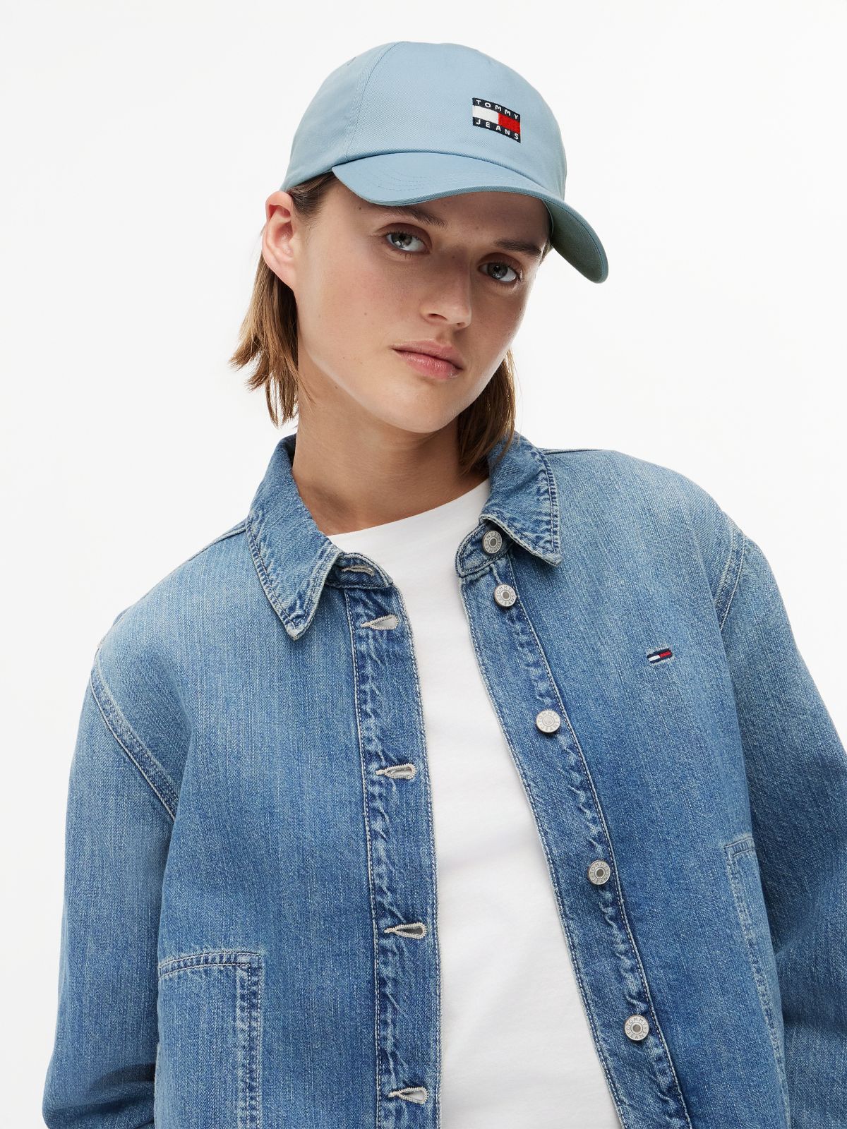Heritage Logo Five-Panel Baseball Cap — Blue