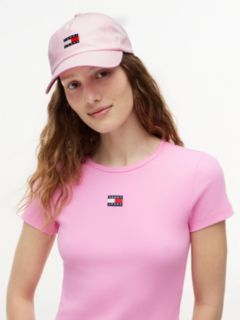 Heritage Logo Five-Panel Baseball Cap — Pink 4