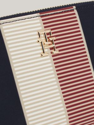 red signature zip-around wallet for women tommy hilfiger