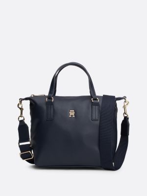 Tommy hilfiger navy blue tote bag sale