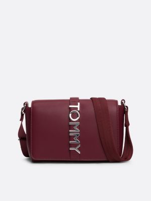 red city logo flap crossover bag for women tommy jeans