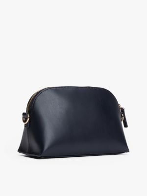 blue th monogram crossover bag for women tommy hilfiger