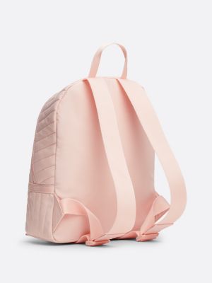 sac à dos matelassé monotype pour enfant rose pour filles tommy hilfiger