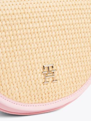 multi kids’ crossover woven flap bag for girls tommy hilfiger