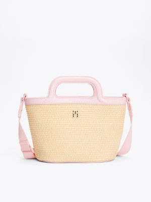 sac bandoulière convertible tissé pour enfant multi pour filles tommy hilfiger