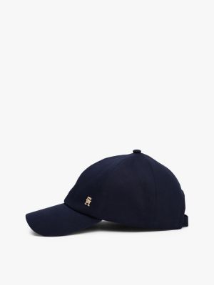 blue chic five-panel baseball cap for women tommy hilfiger