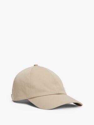 cappello da baseball chic beige da donne tommy hilfiger